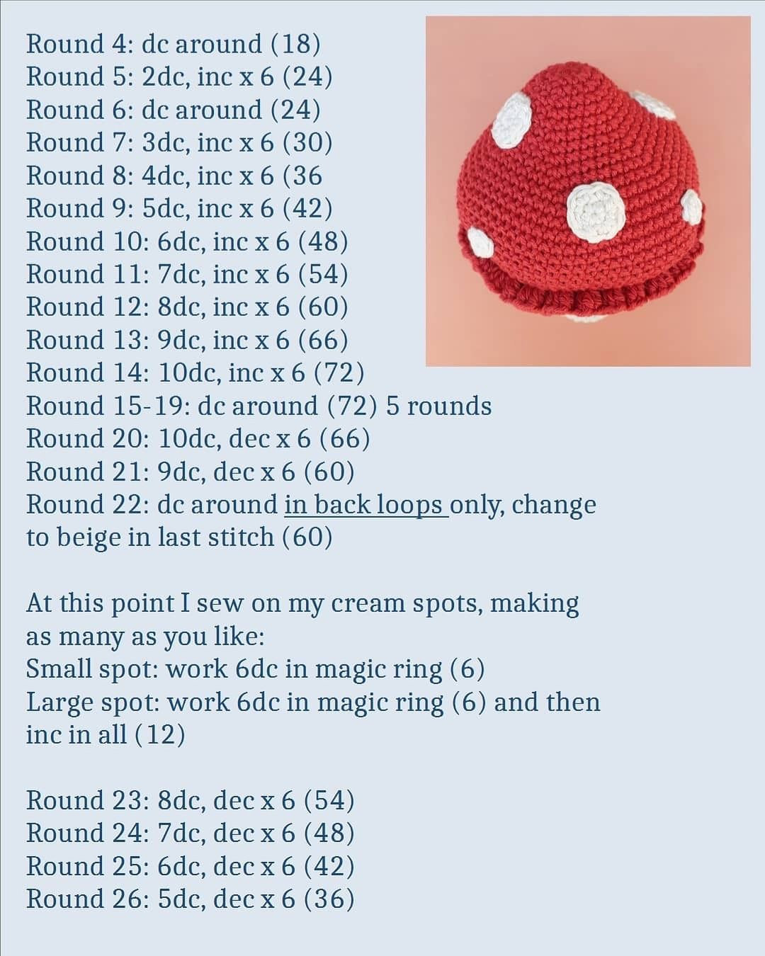 Crochet Adorable Mushroom: Free Pattern