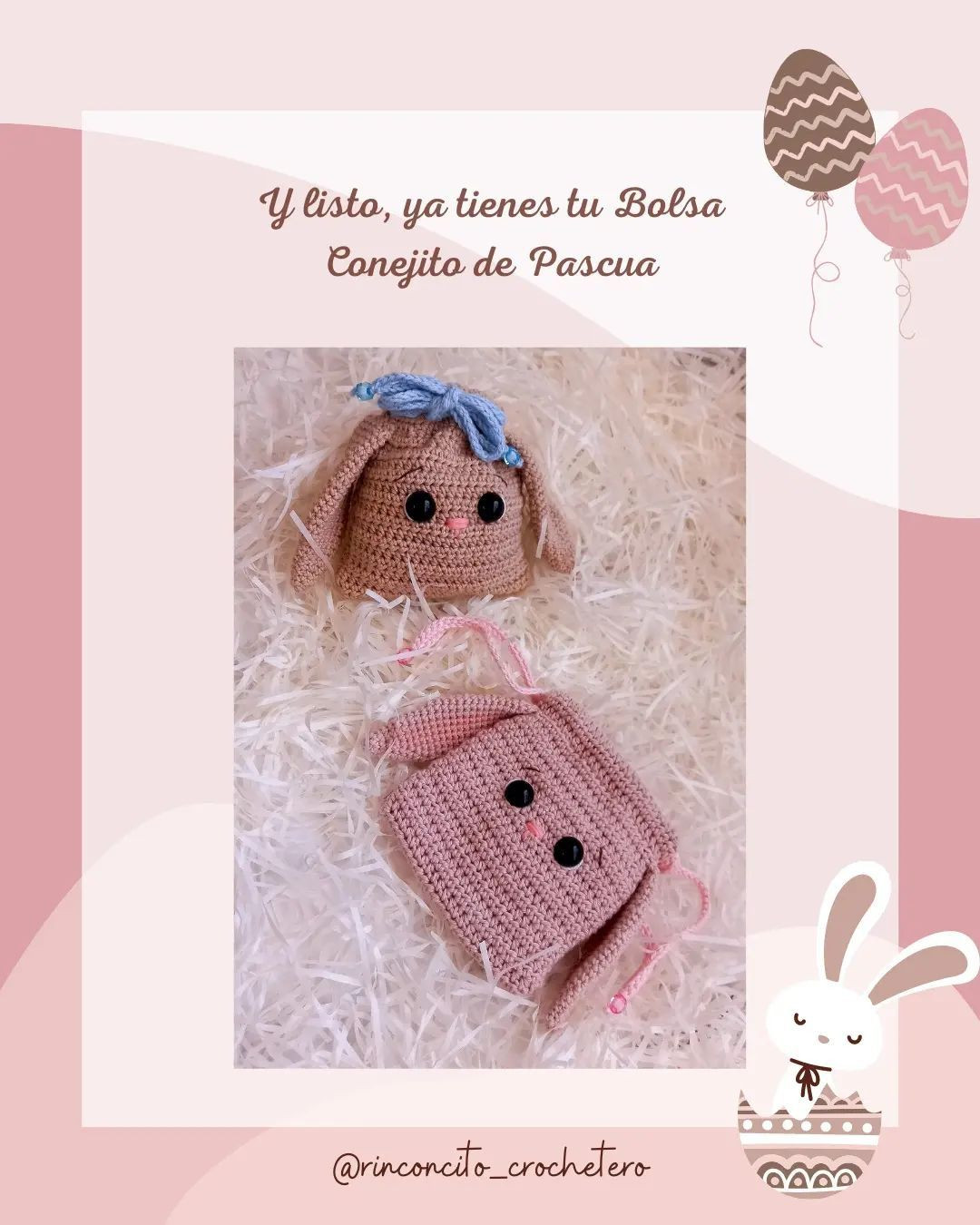 Crochet Bunny Bag Pattern Chart