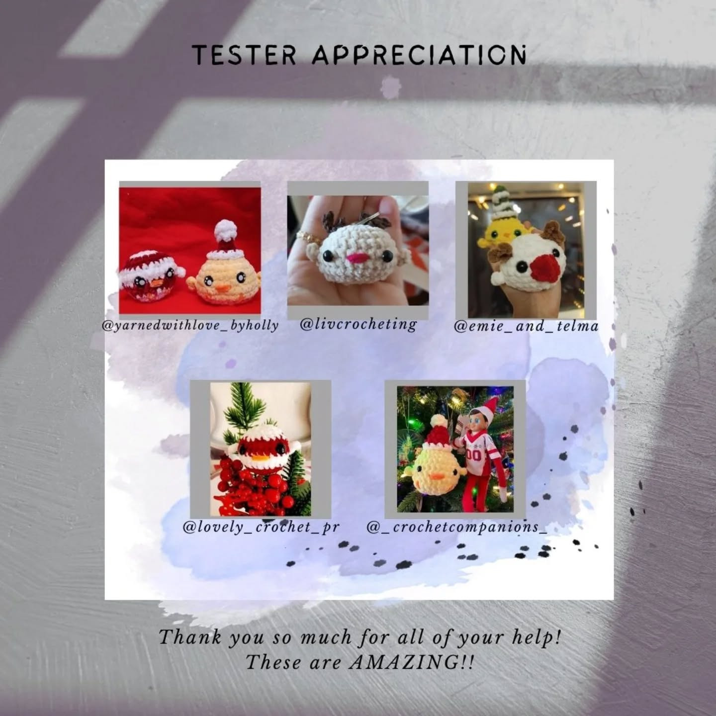 Crochet Christmas Chickies Pattern Bundle