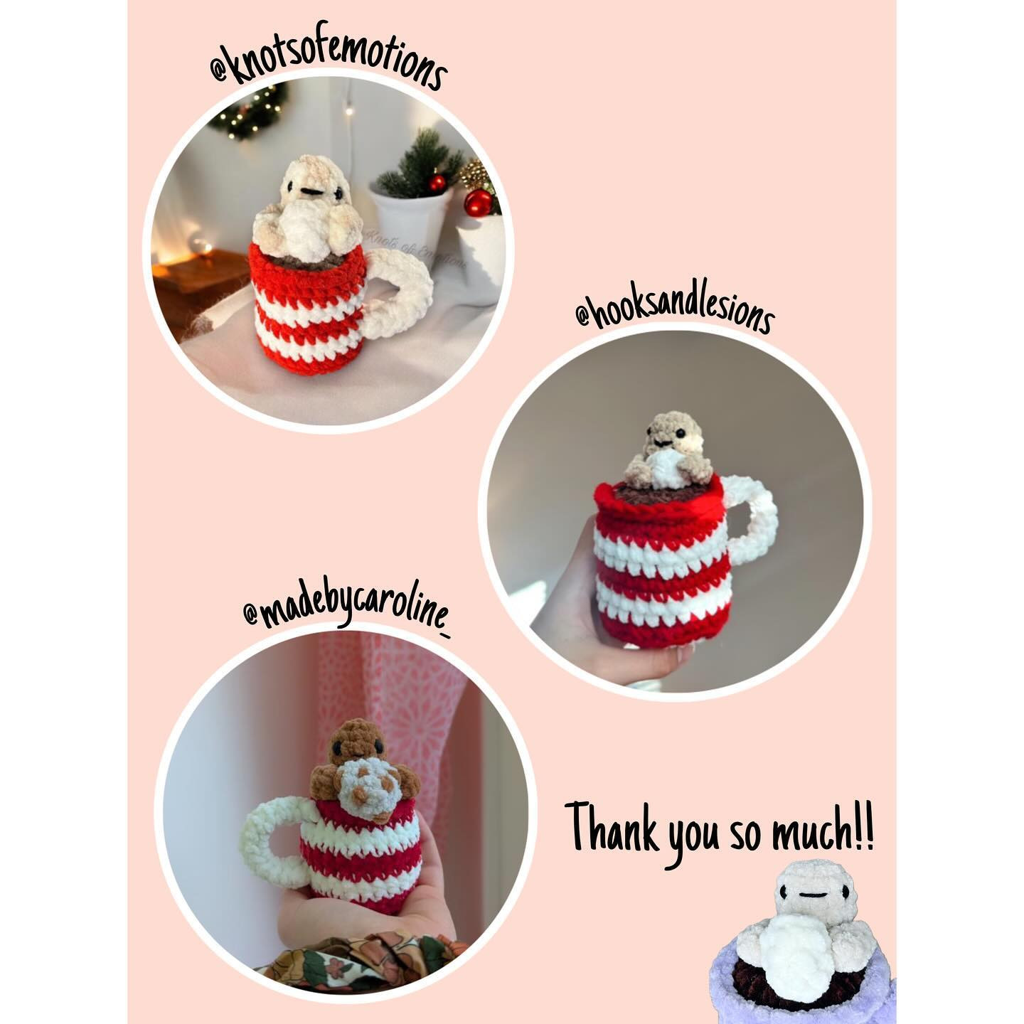 Crochet Christmas Mug Pattern