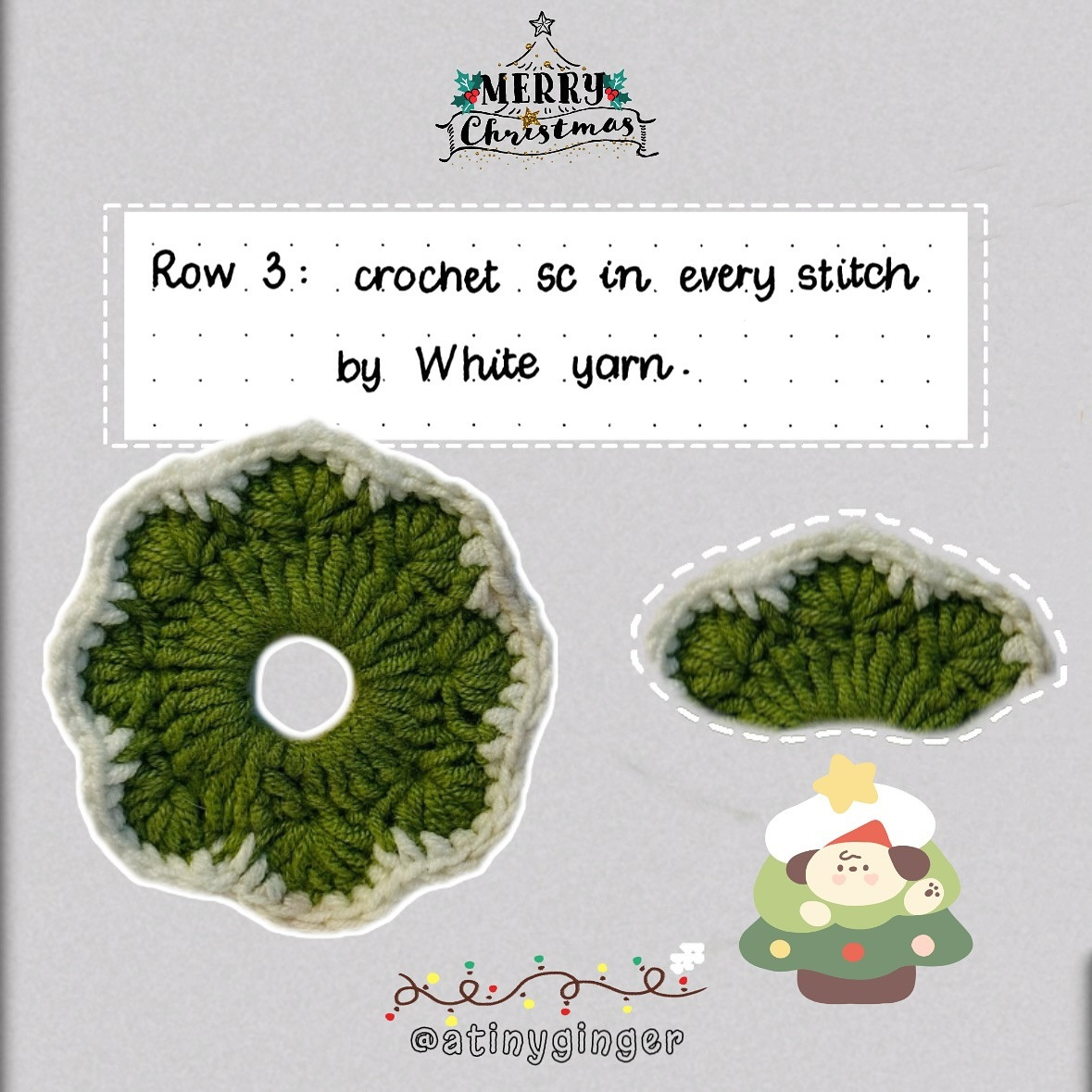 Crochet Christmas Wreath Pattern