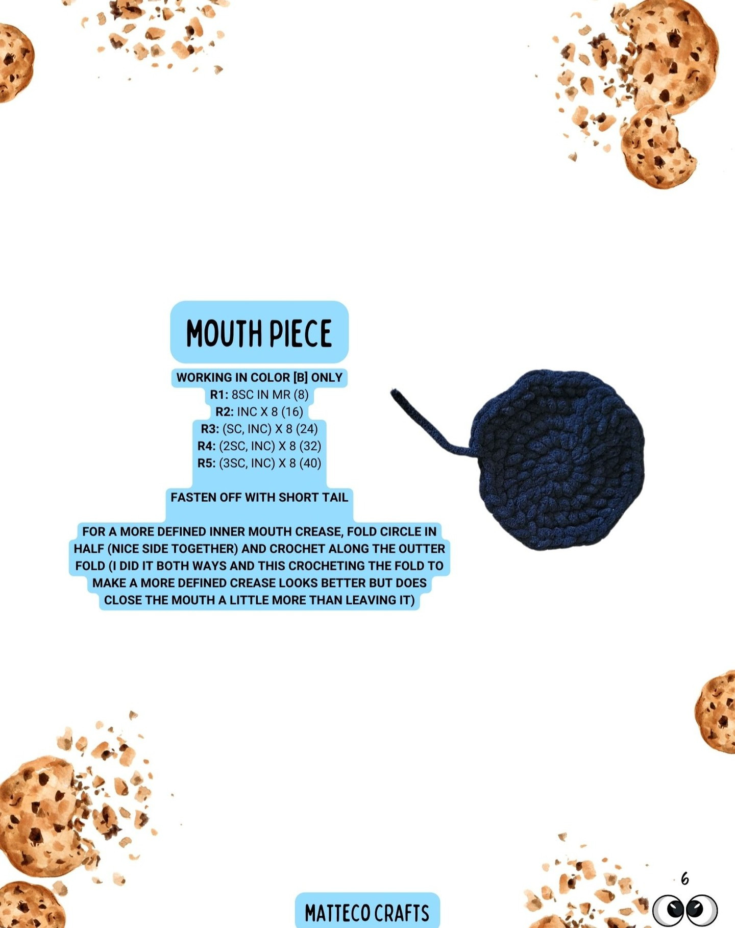 Crochet Cookie Monster Pattern