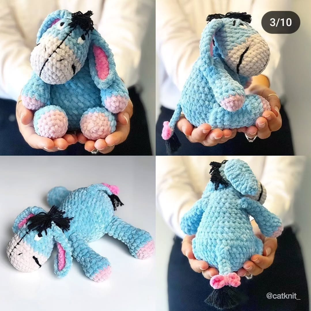 Crochet Eeyore Amigurumi Pattern