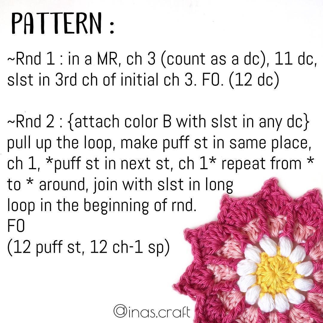 Crochet Flower Pattern: Daisy Delight