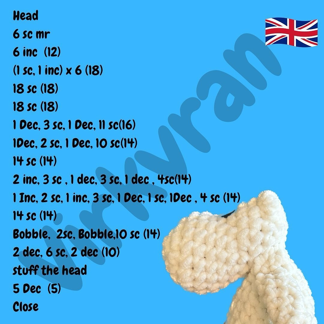 Crochet Mumin/Hippopotamus Amigurumi Pattern