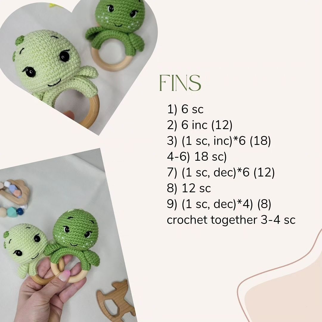 Crochet Octopus Rattle Pattern