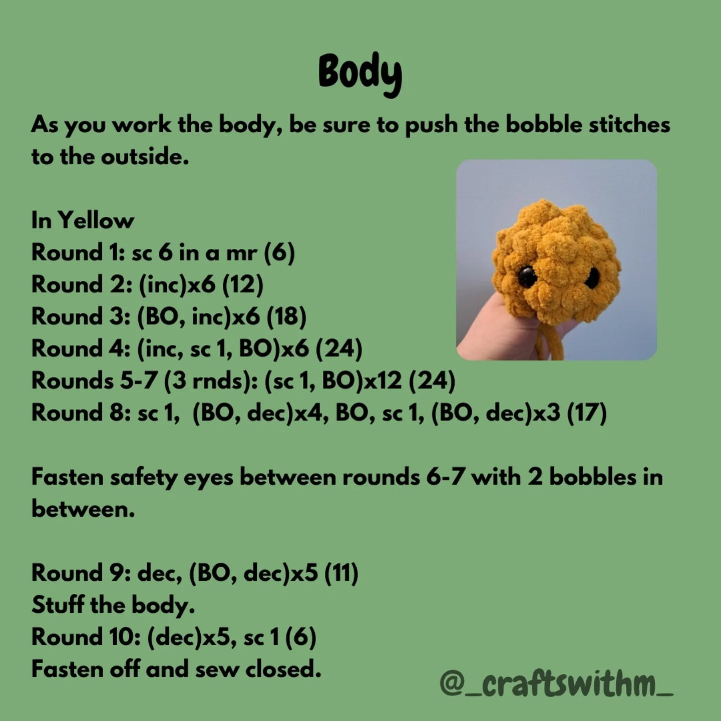 Crochet Pattern: Adorable Baby Corn Desk Blob