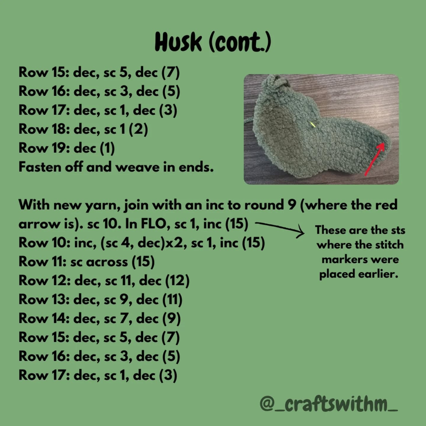 Crochet Pattern: Adorable Baby Corn Desk Blob