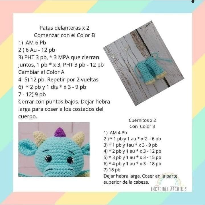 Crochet Pattern: Adorable Baby Dragon