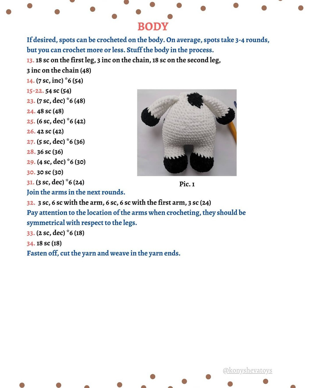 Crochet Pattern: Adorable Borka the Bull Toy
