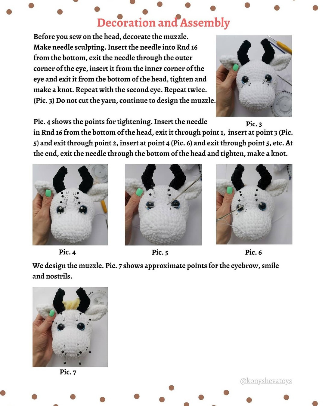 Crochet Pattern: Adorable Borka the Bull Toy