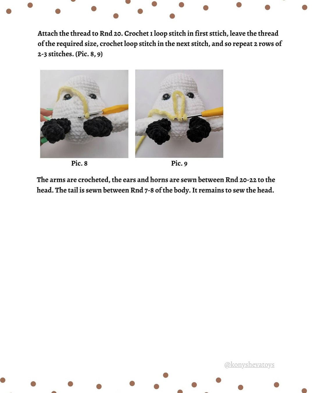 Crochet Pattern: Adorable Borka the Bull Toy