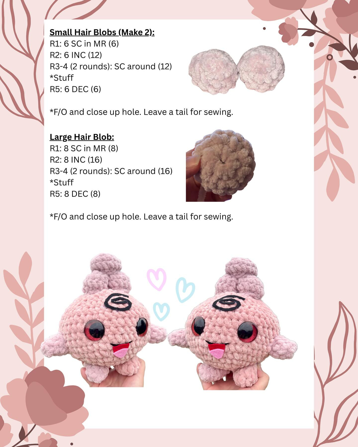 Crochet Pattern: Adorable Igglybuff Amigurumi
