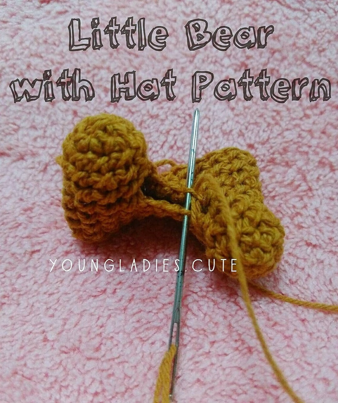 Crochet Pattern: Adorable Little Bear with Hat