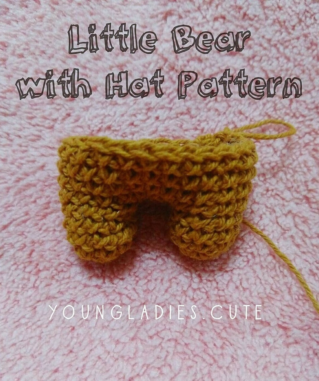 Crochet Pattern: Adorable Little Bear with Hat