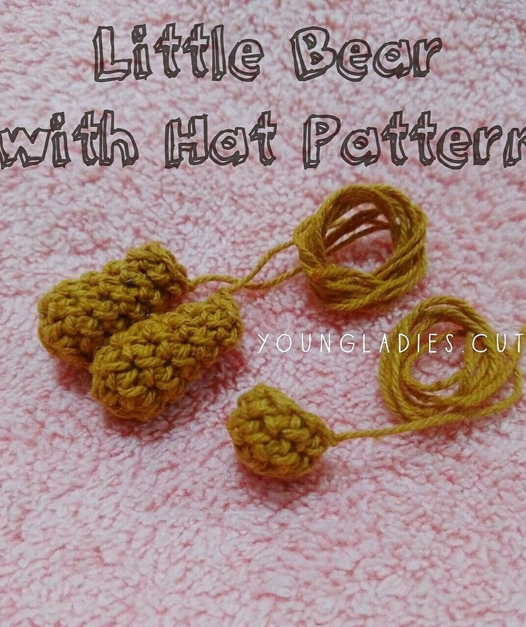 Crochet Pattern: Adorable Little Bear with Hat