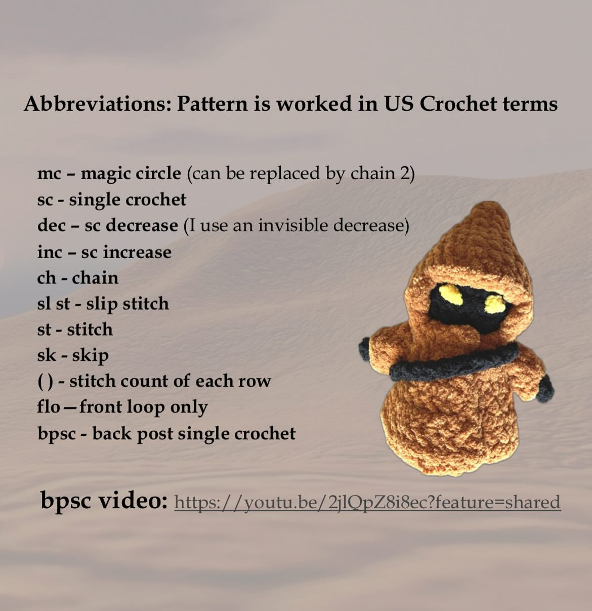 Crochet Pattern: Adorable Outer Rim Collector