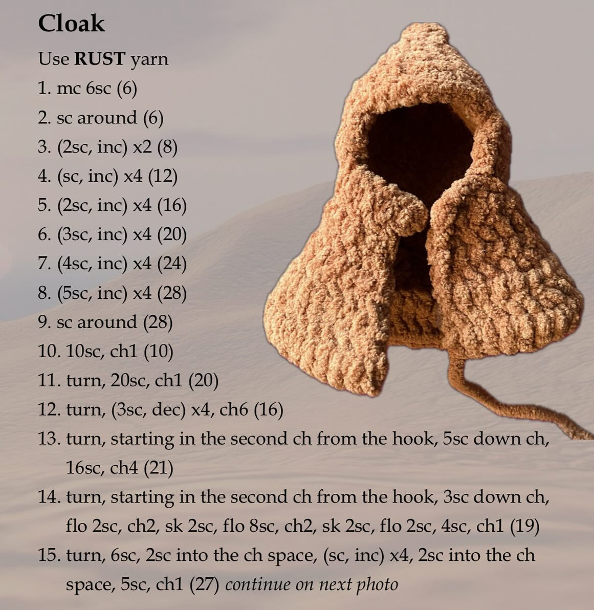 Crochet Pattern: Adorable Outer Rim Collector