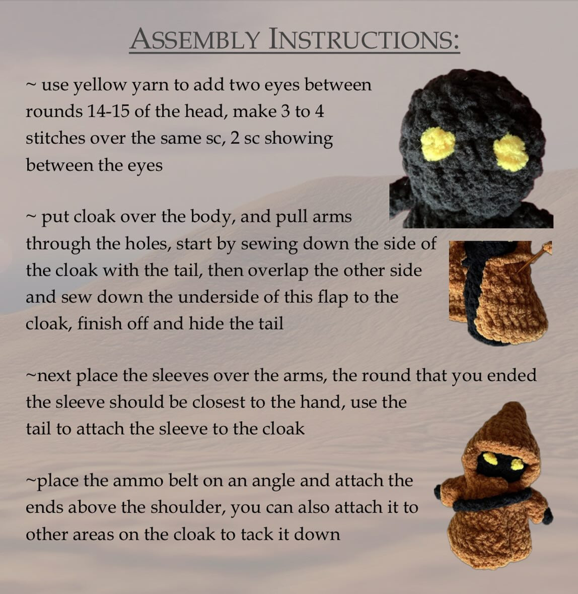 Crochet Pattern: Adorable Outer Rim Collector