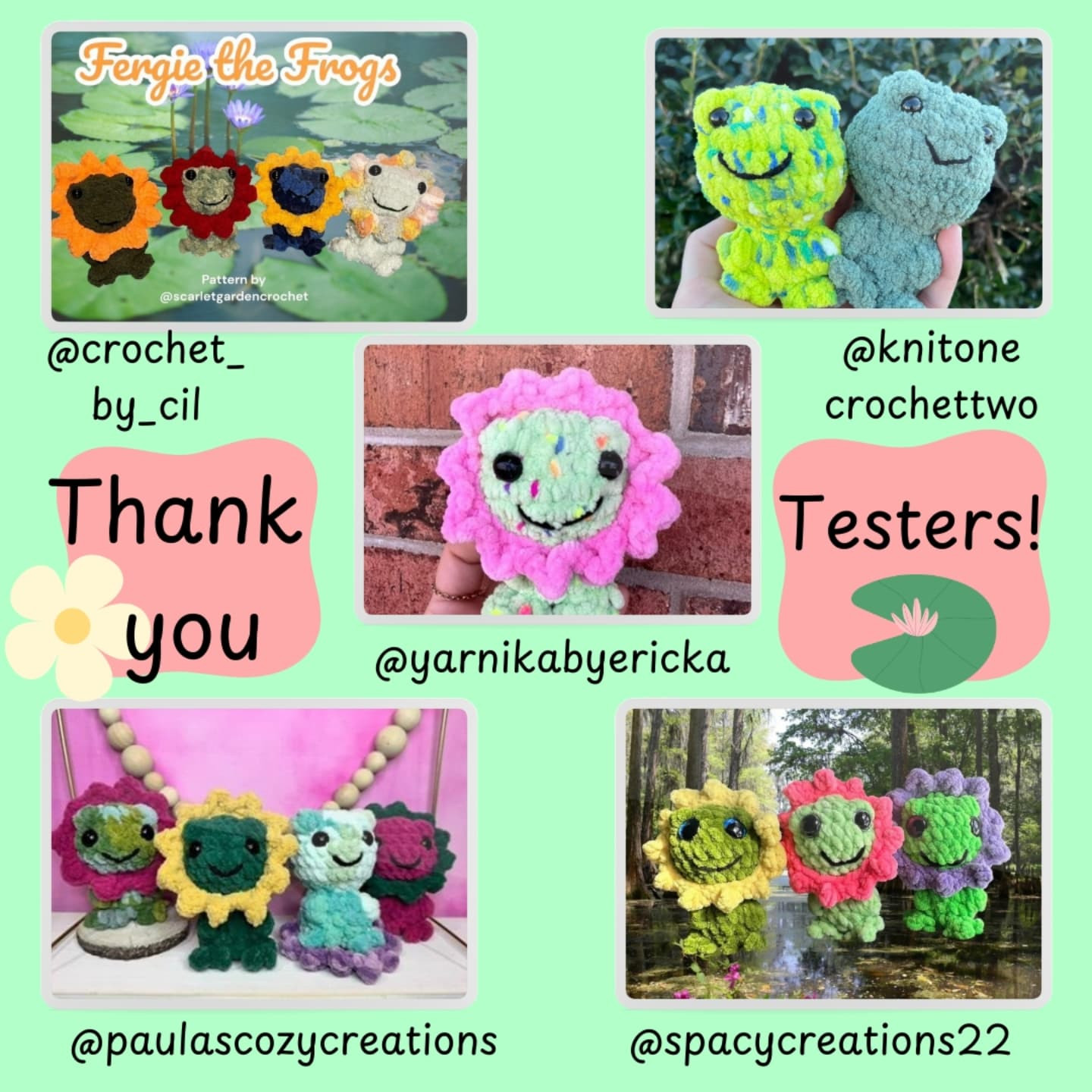 Crochet Pattern: Fergus the Frog from Scarlet Garden Crochet