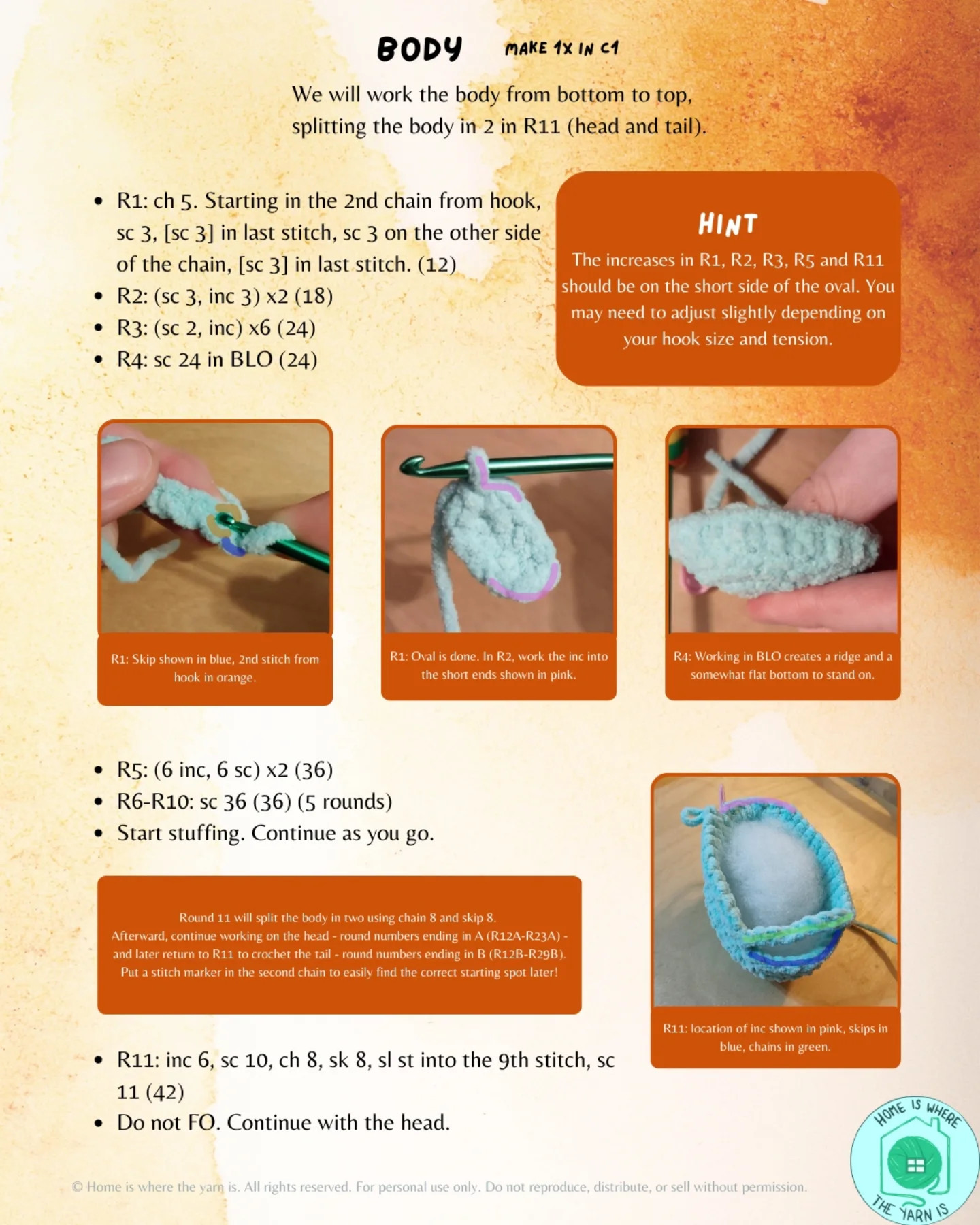 Crochet Pattern: Florawyn the Fairy Manatee