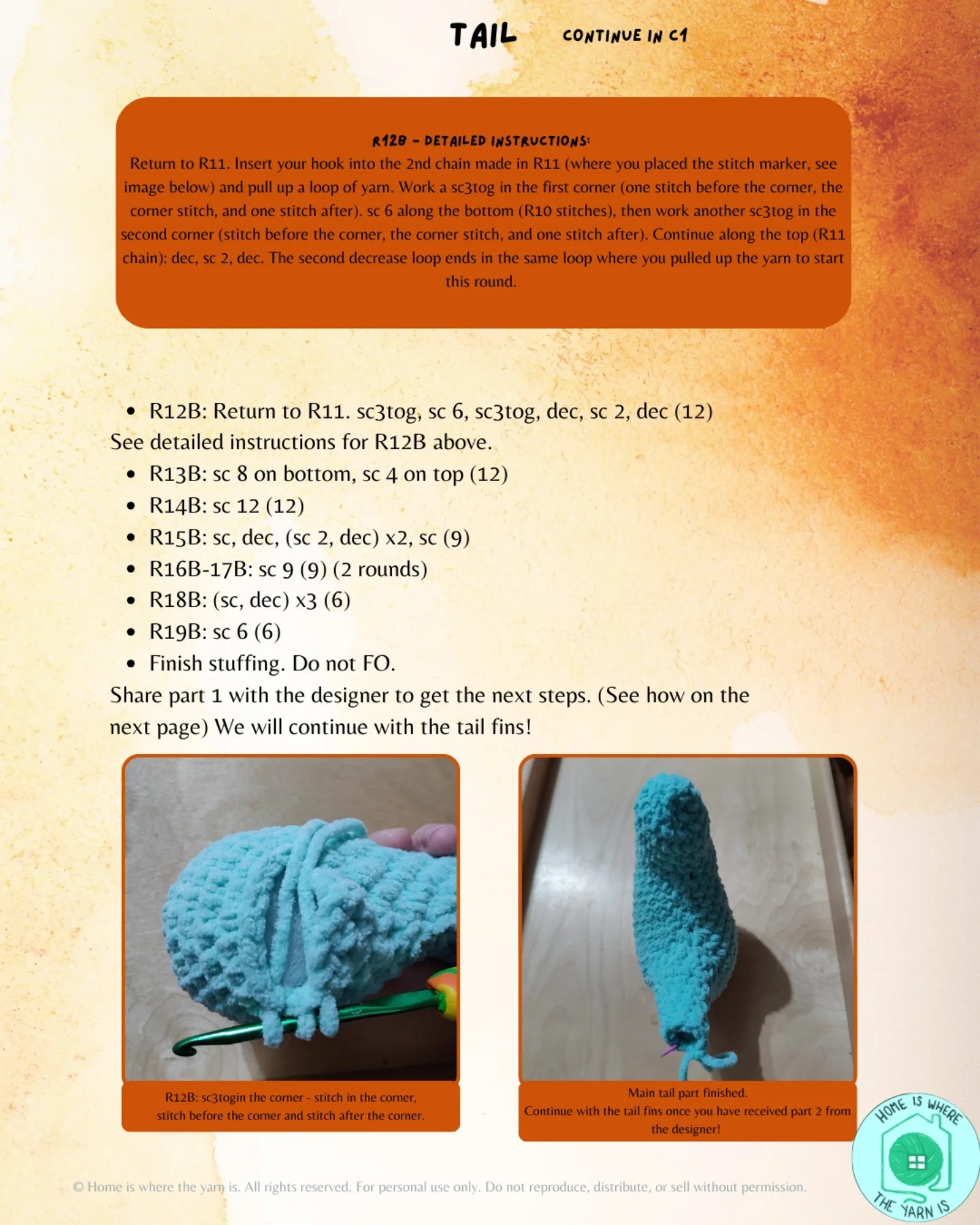Crochet Pattern: Florawyn the Fairy Manatee