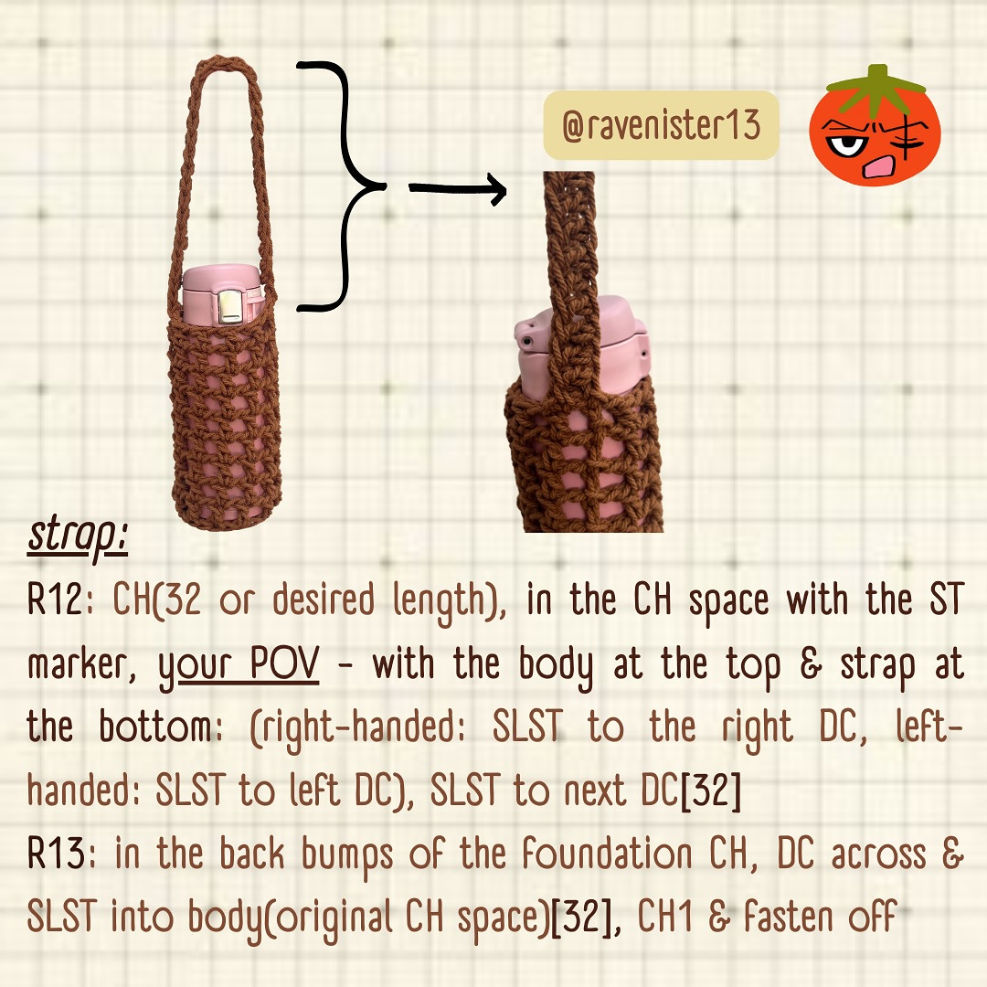 Crochet Pattern: Mesh Bottle Sleeves