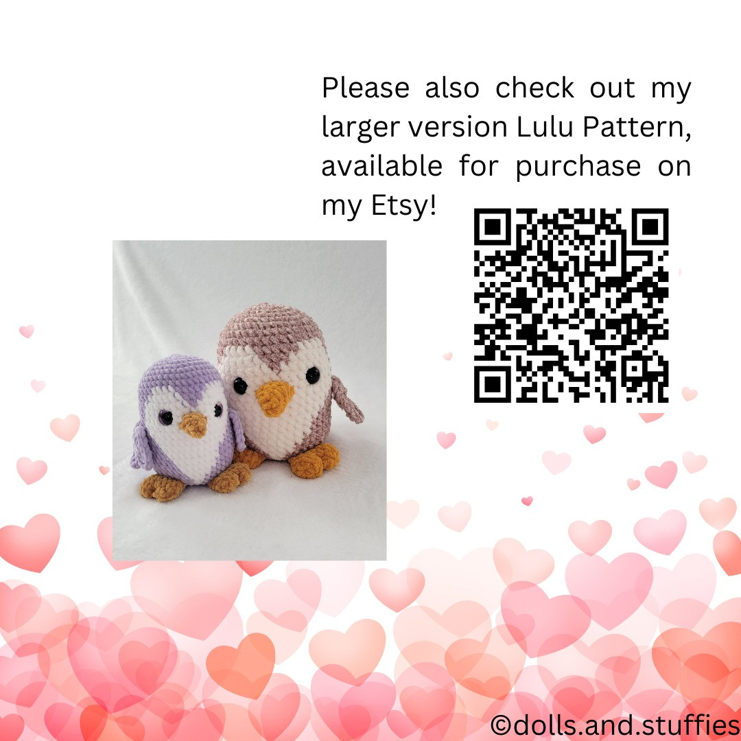 Crochet Pattern: Mini Lulu Love Penguins