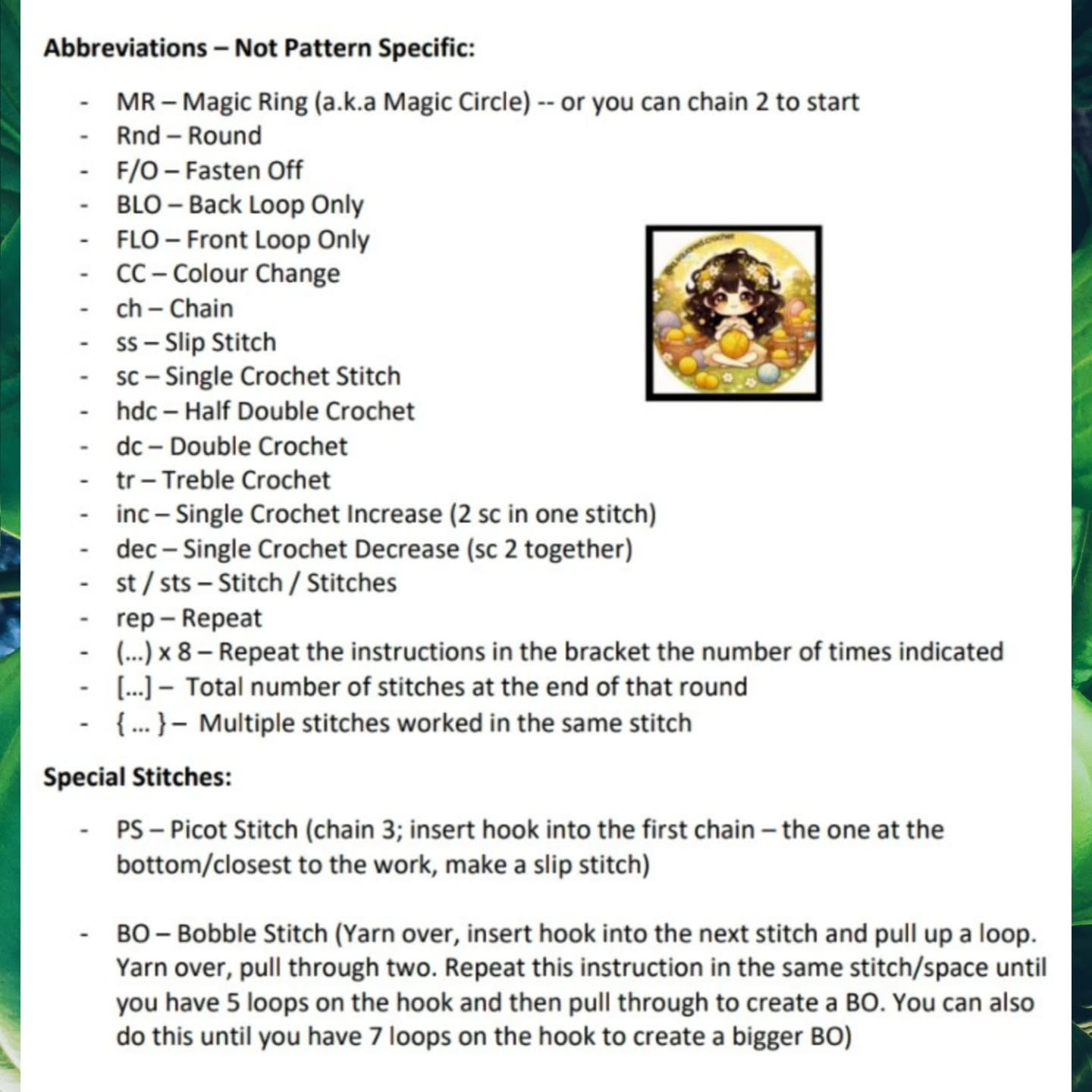 Crochet Pattern: No-Sew Persephone Plant Pal