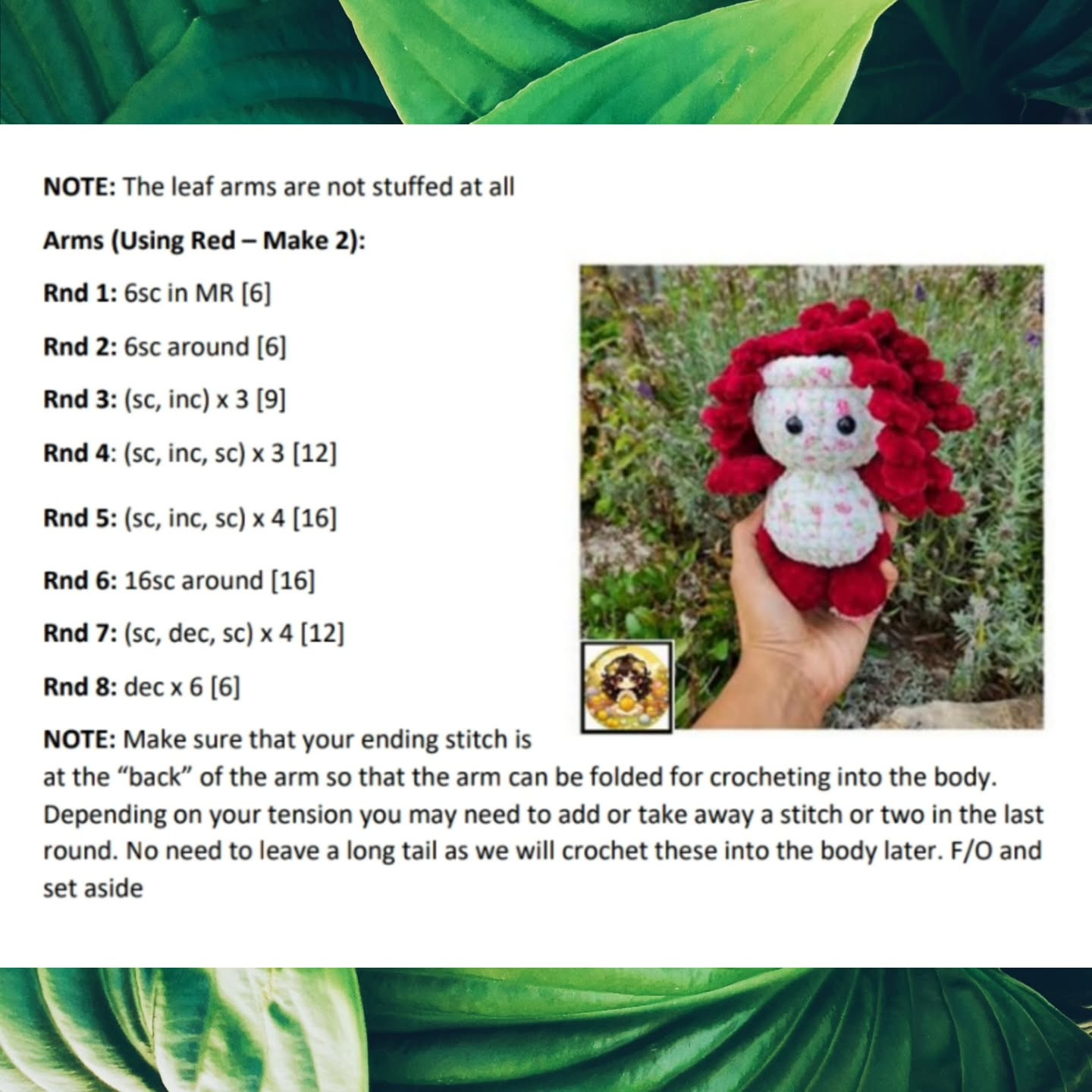 Crochet Pattern: No-Sew Persephone Plant Pal