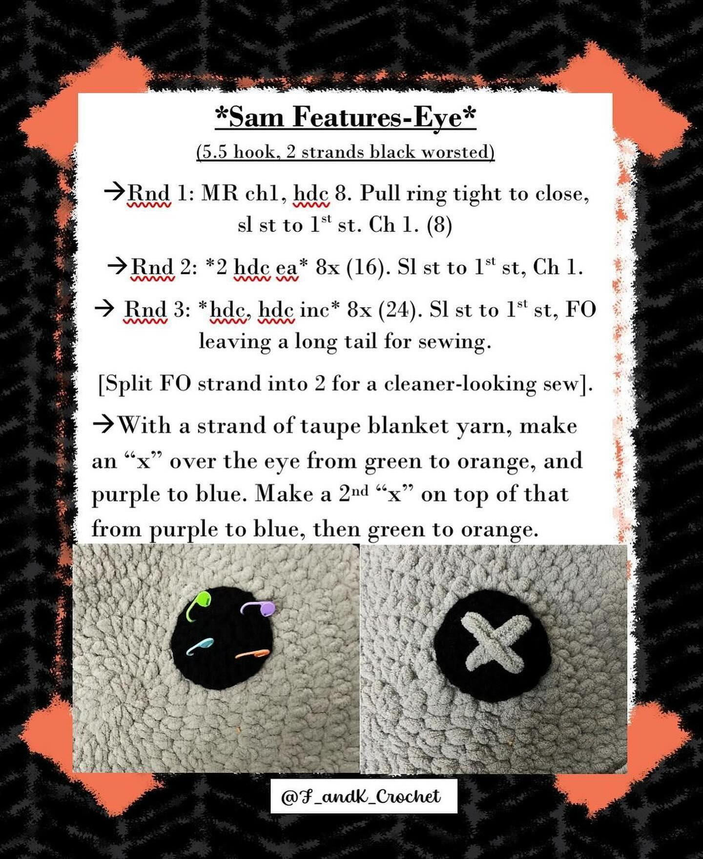 Crochet Pattern: Sammy Pillow Pop Mod