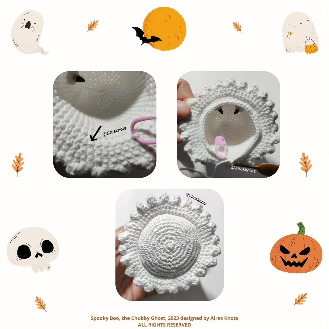 Crochet Pattern: Spooky Boo, the Chubby Ghost