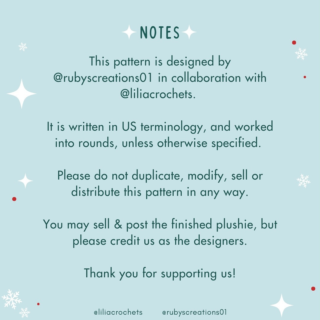 Crochet Pattern: Stark the Santa Rat