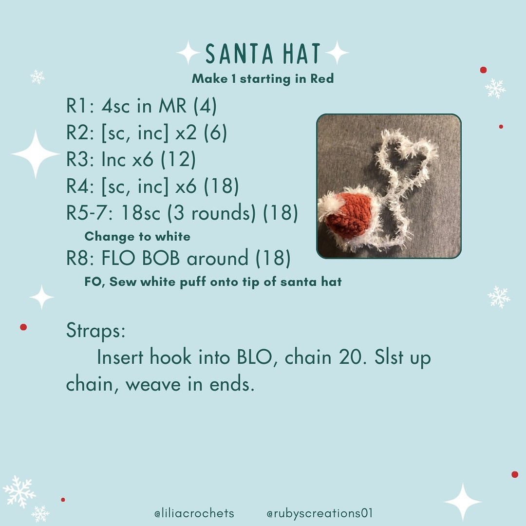 Crochet Pattern: Stark the Santa Rat