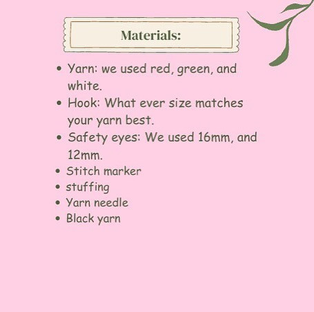Crochet Pattern: Two Leggy Watermelons
