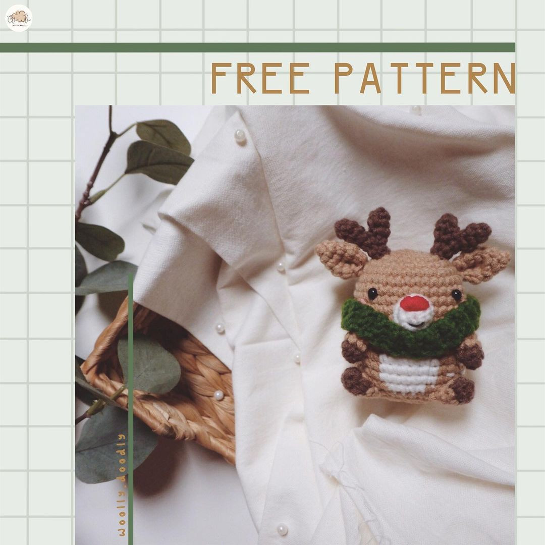 Crochet Reindeer Amigurumi Pattern Chart