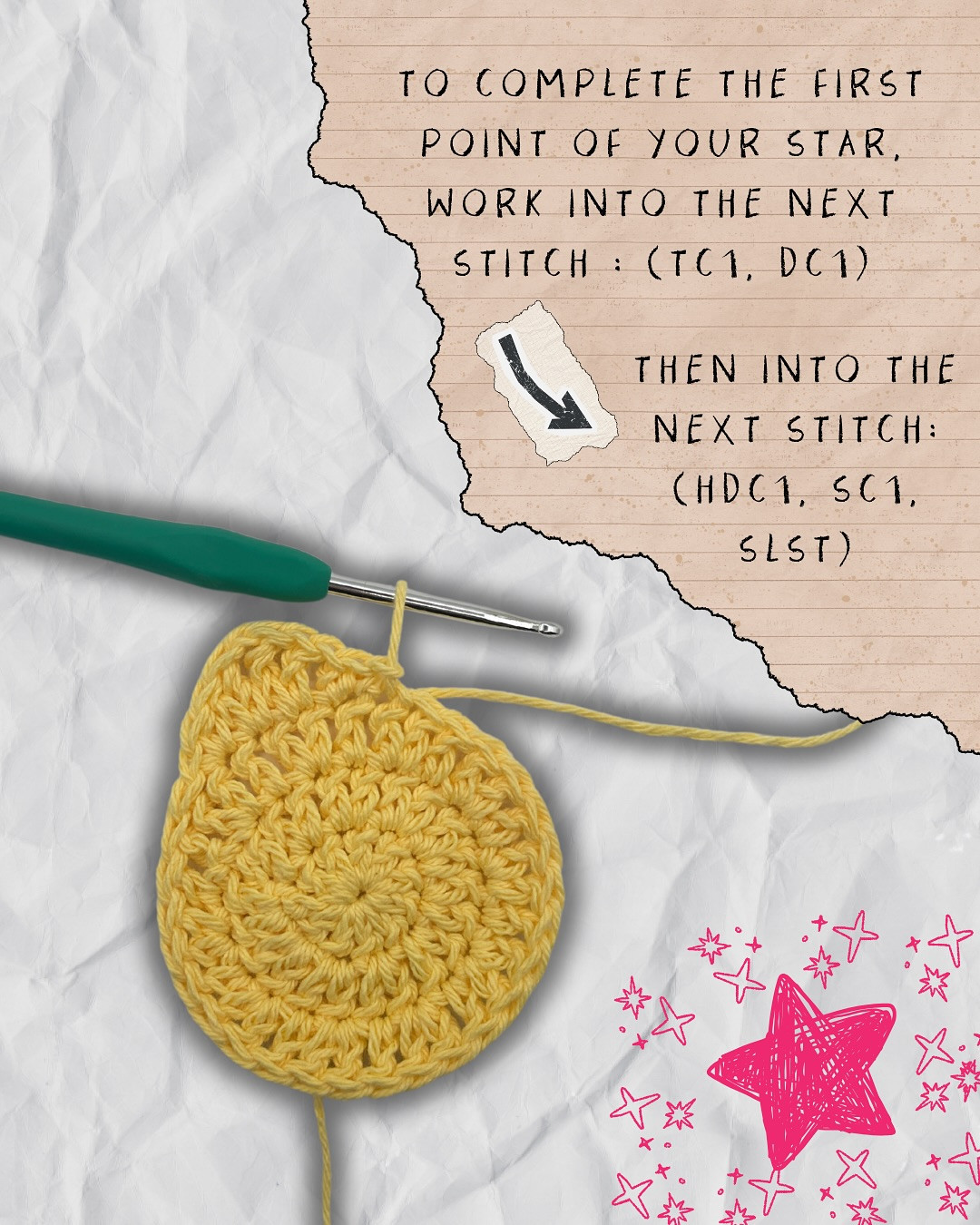 Crochet Star Coaster Pattern: Easy 30-Minute Project