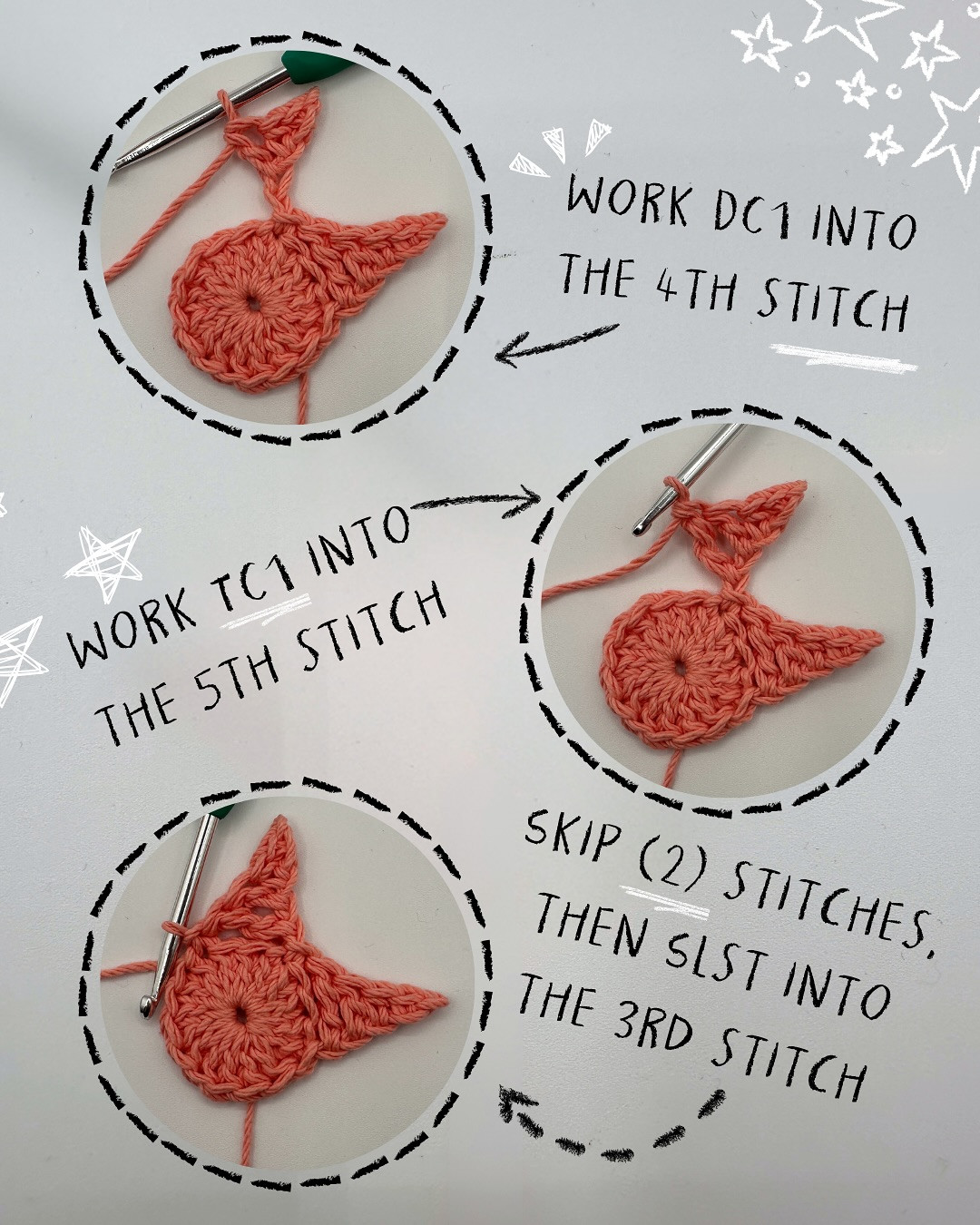 Crochet Star Tutorial: 10 Easy Steps