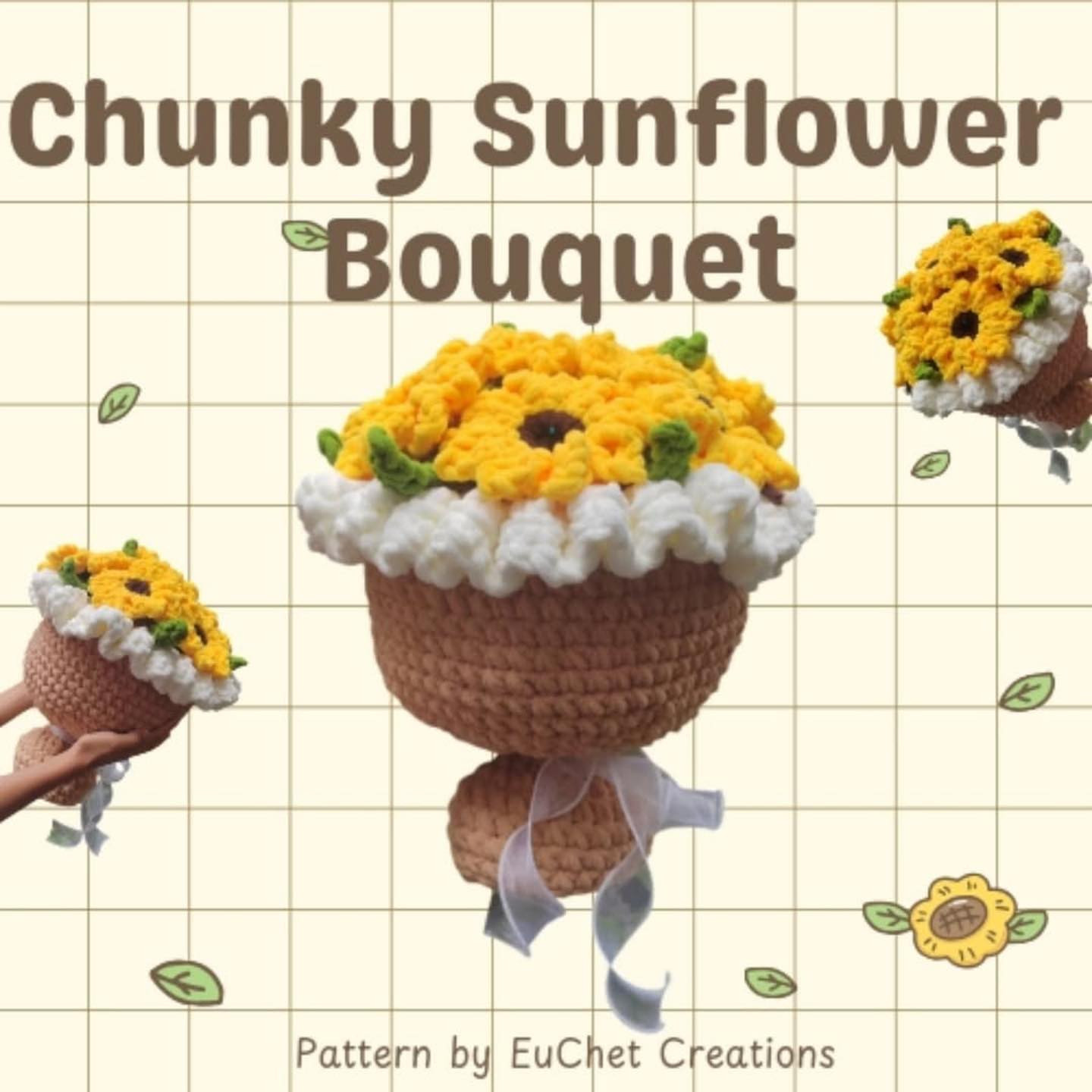 Crochet Sunflower Bouquet Pattern Chart