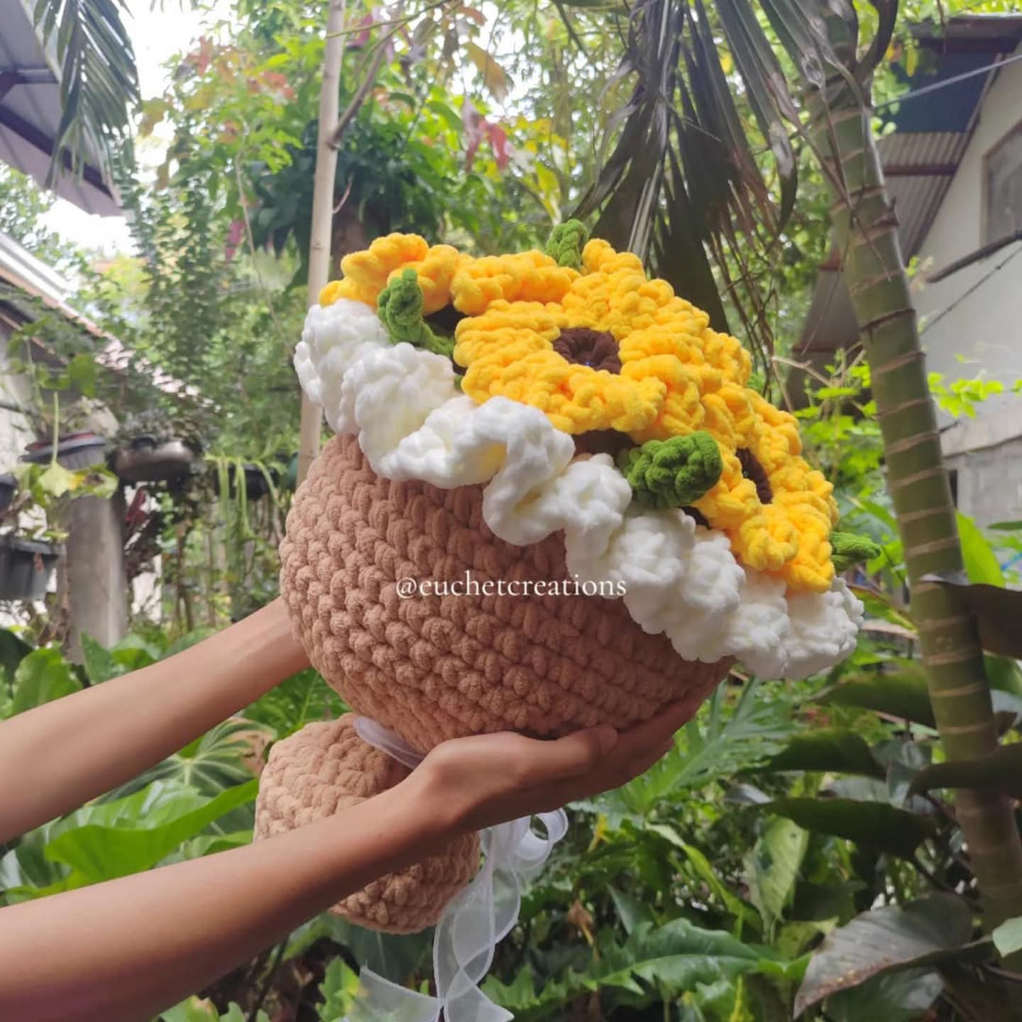 Crochet Sunflower Bouquet Pattern Chart
