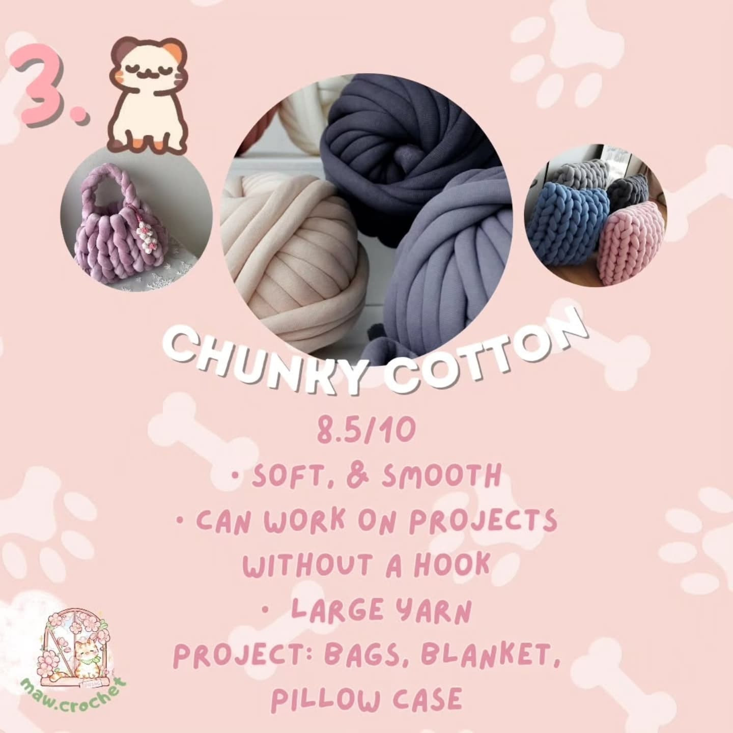 Crochet Teddy Bear Yarn Types Chart