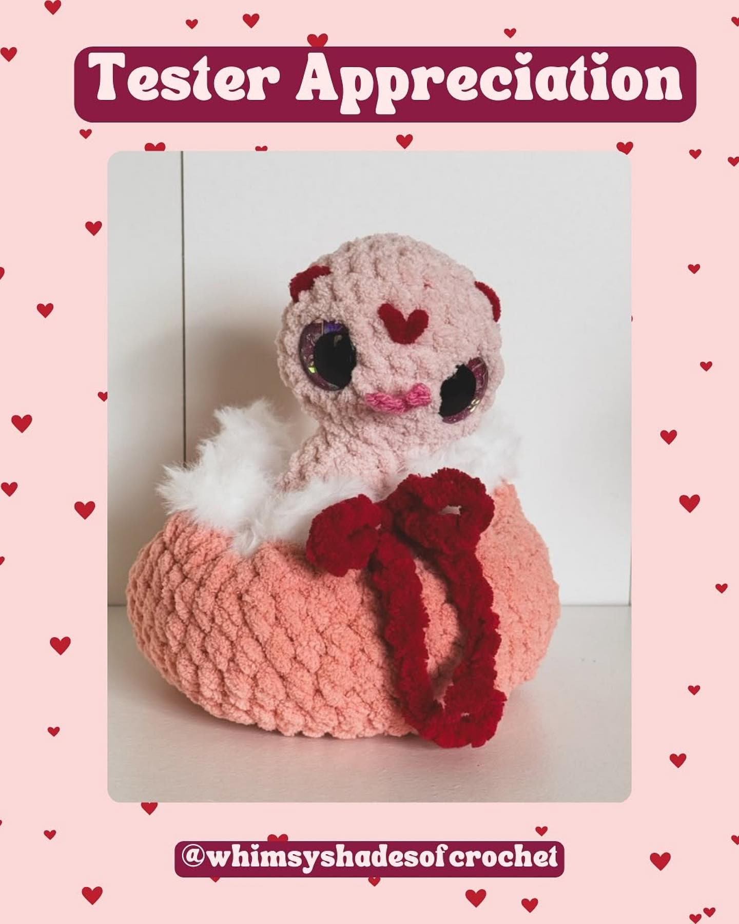 Crochet Valentine's Chi Pattern Chart