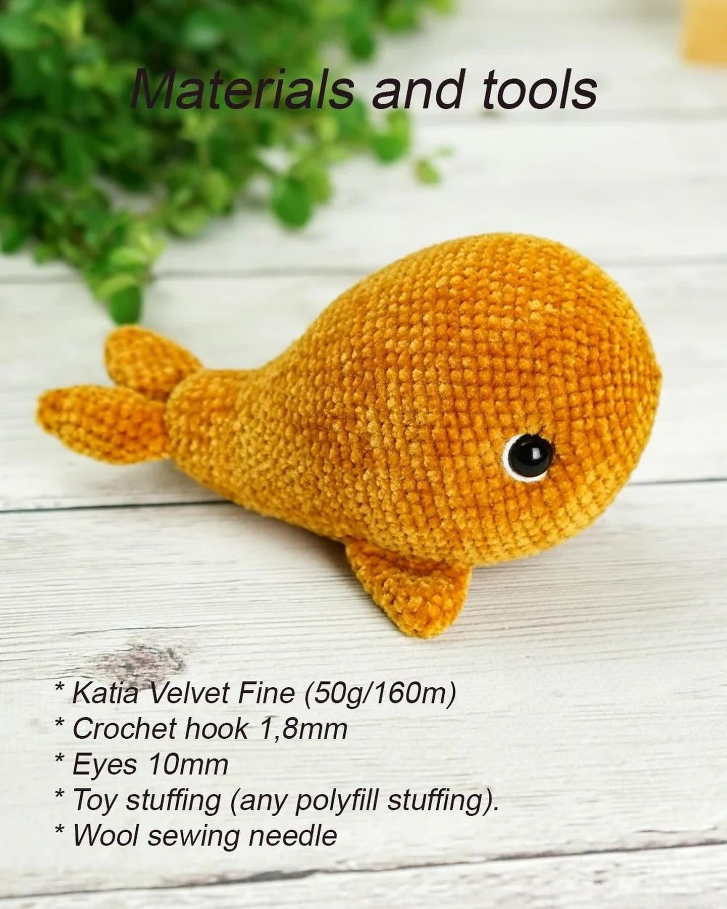 Crochet Whale Amigurumi Pattern