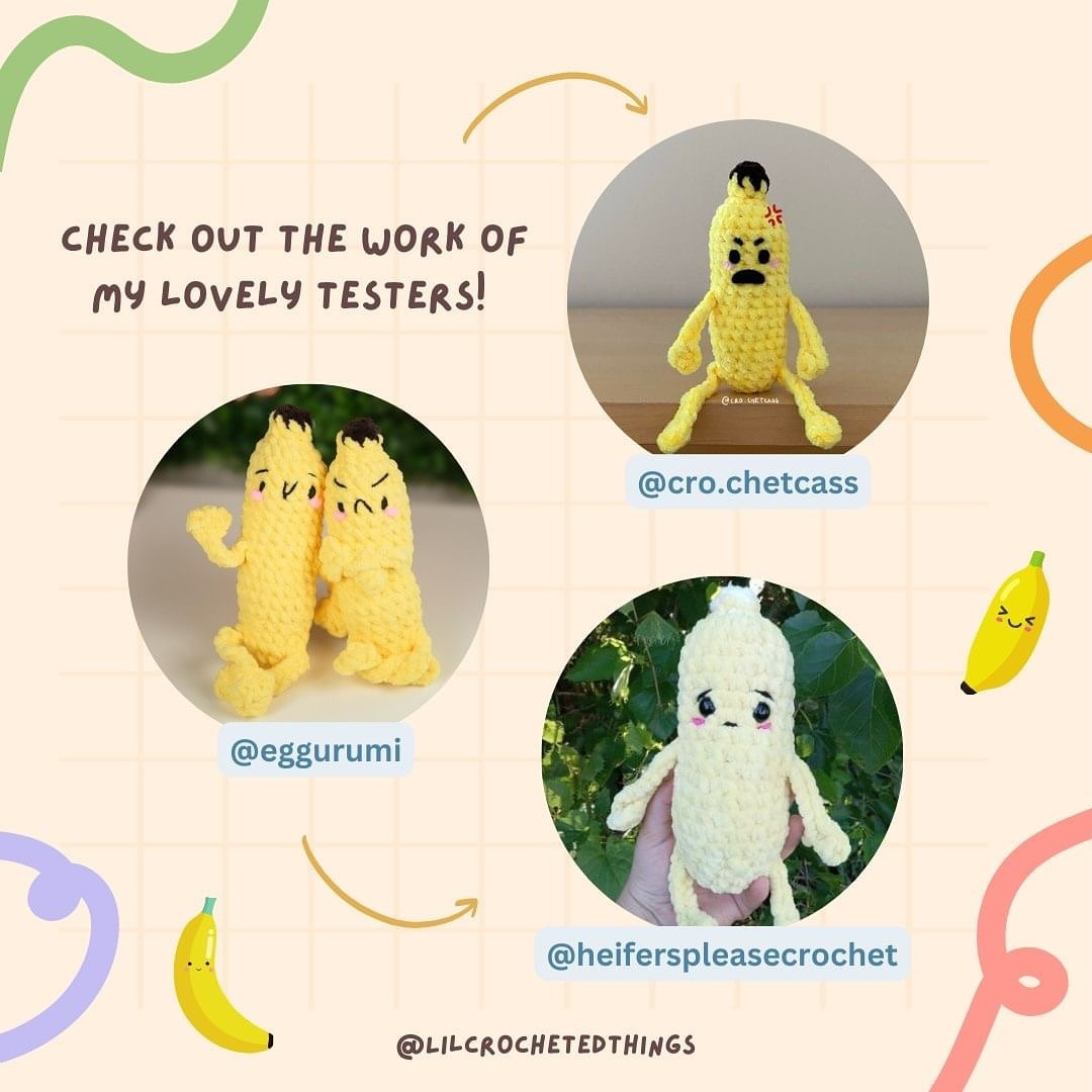 Dangle Banana: Free Crochet Pattern