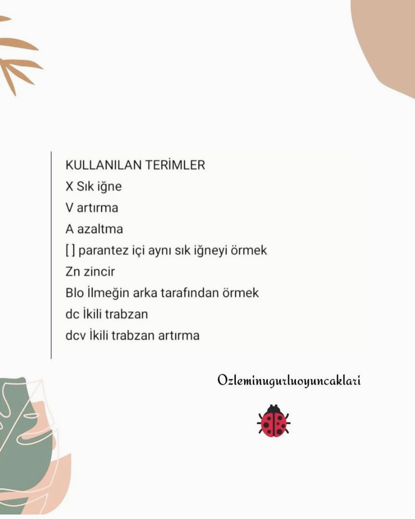 Denizanası Amigurumi Şeması Ücretsiz