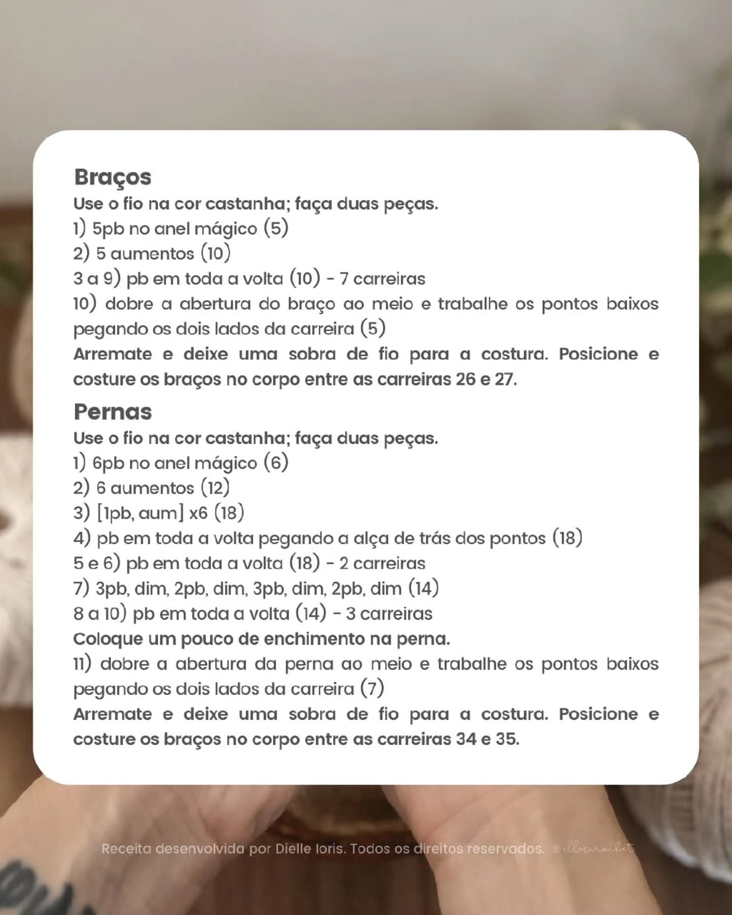 Desafio de fevereiro: amigurumi ovelhinha Berenice - receita gratuita