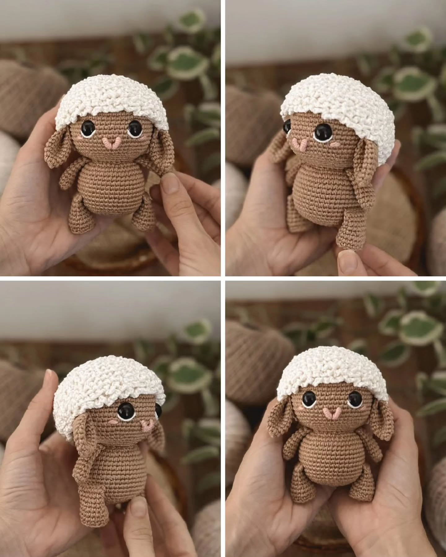 Desafio de fevereiro: amigurumi ovelhinha Berenice - receita gratuita