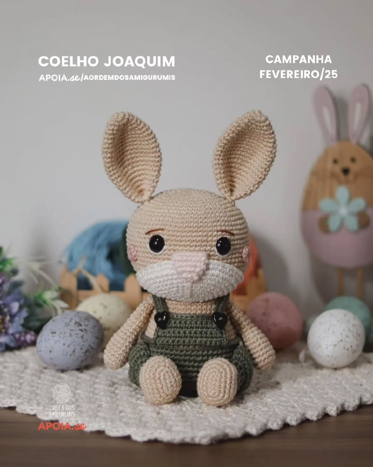 Desafio de fevereiro: amigurumi ovelhinha Berenice - receita gratuita