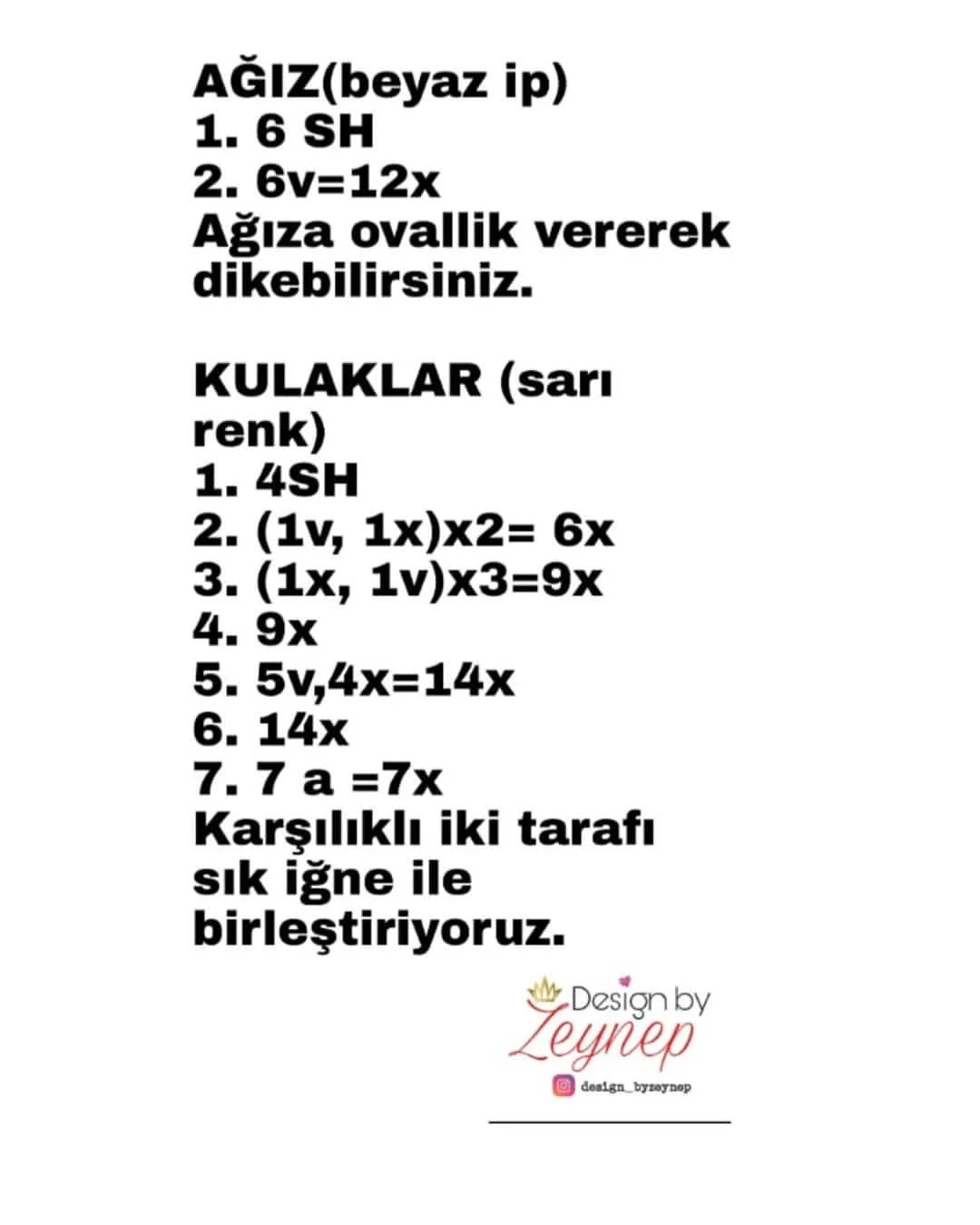 Dêve Bebek Zili ve Emzik Zinciri Tığ İşi Şeması