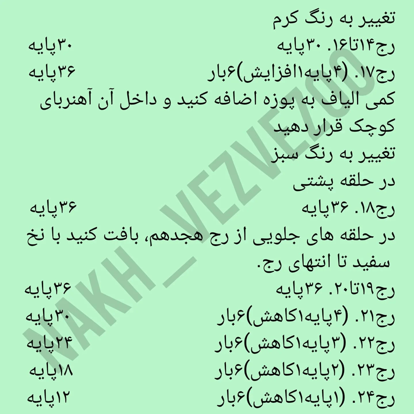 دستور بافت عروسک های کلیدی